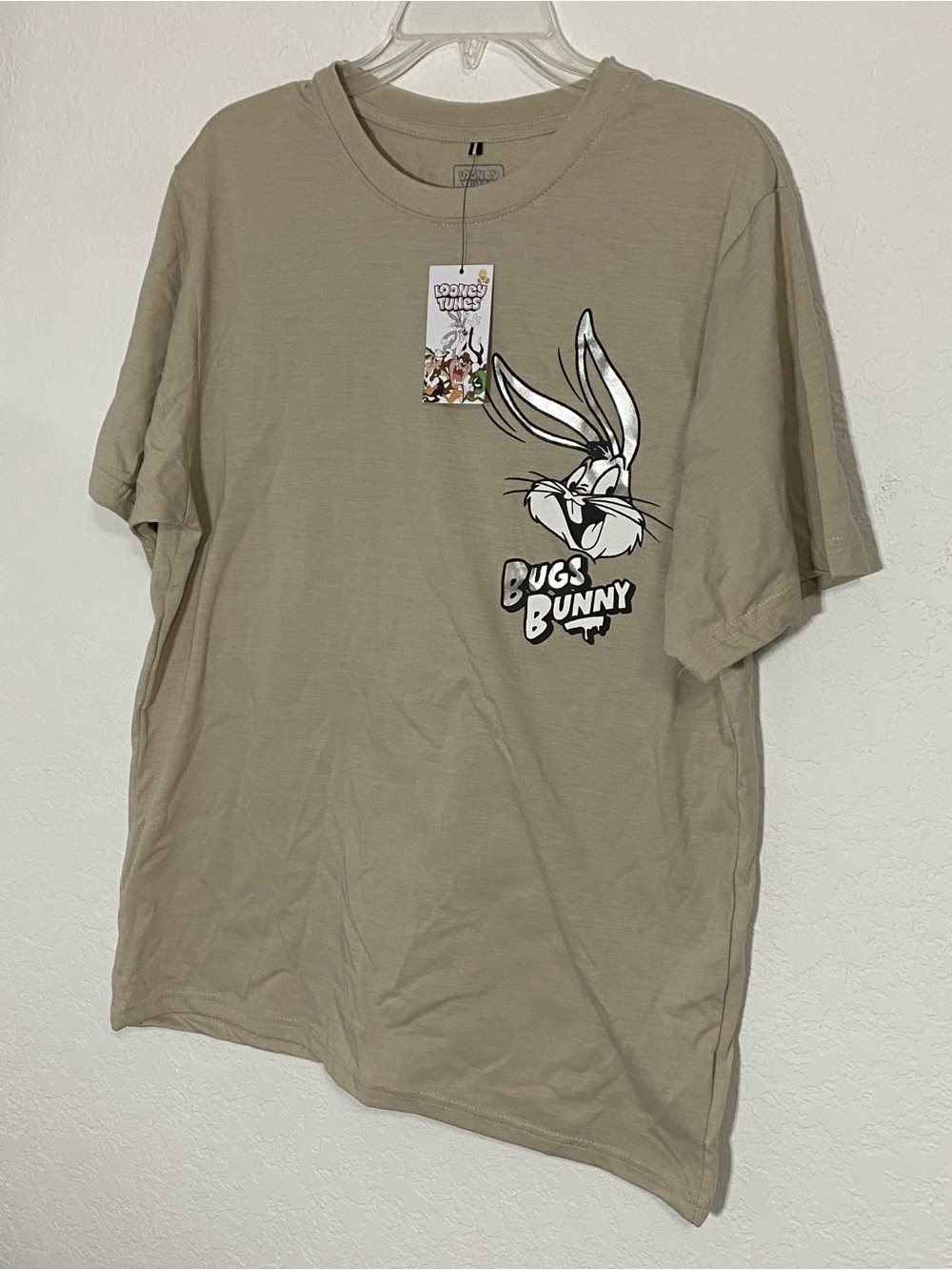 Warner Bros. Bugs Bunny Tee - Beige/Tan Graphic Shirt